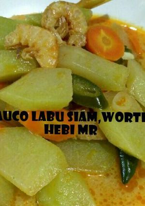 Foto resep Tauco Labu Siam,wortel hebi MR