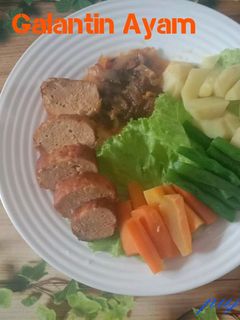 Foto resep 218. Galantin Ayam...enakk bangetttzz.