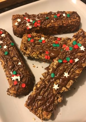 Una foto de Barritas de semillas saludables y pascueras 🤶🏻🎅🏻🤶🏻