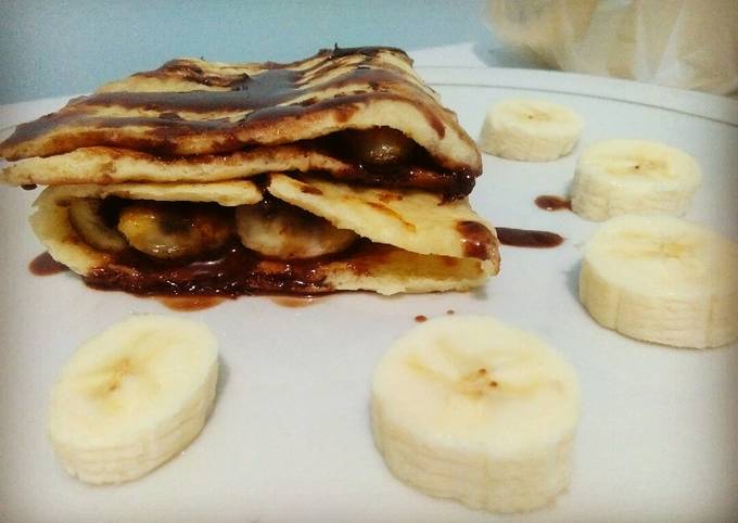 Resep Kebab isi pisang coklat ovaltine Anti Gagal