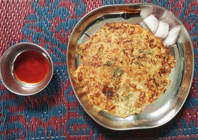 How to Make Favorite Chilla with potato,curd and besan