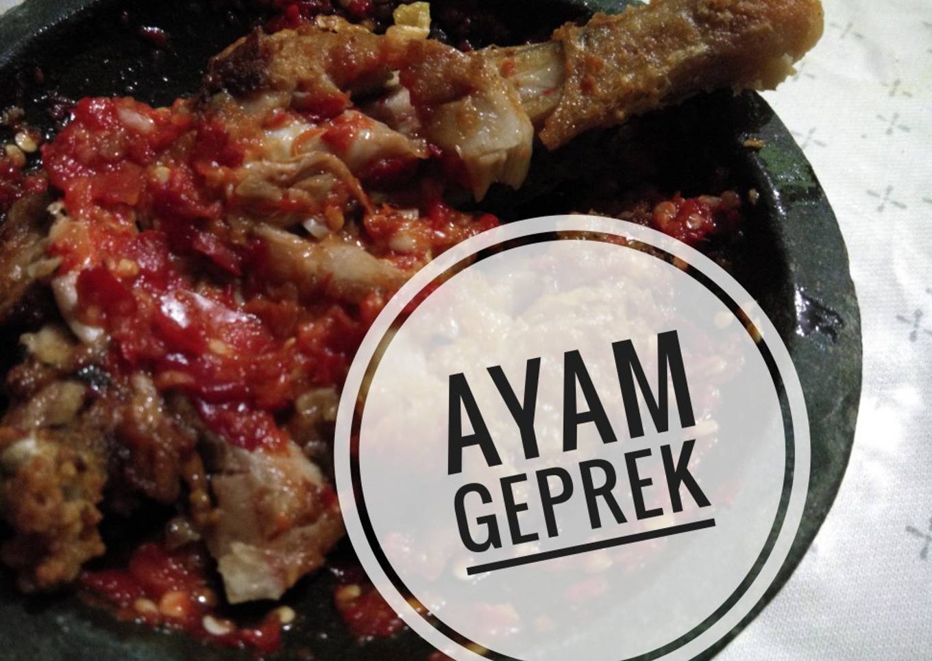 Ayam Geprek Sederhana