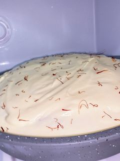 صورة لوصفة كيكة الزعفران