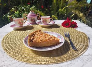 Una foto de Tarta de mascarpone y dulce de leche