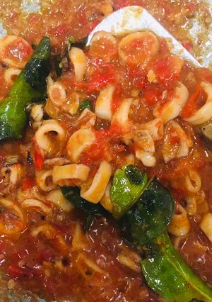Foto resep Sambel cumi pedas
