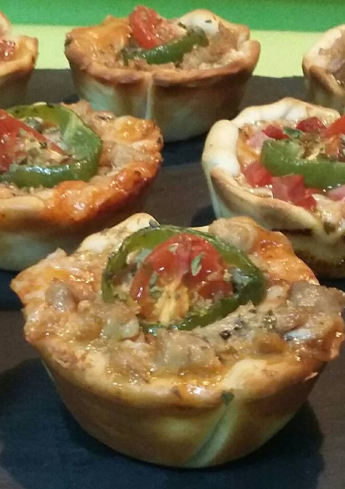 Una foto de Tartaletas de pizzas