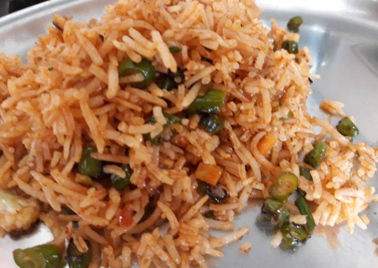 Recipe of Perfect Yummy Schezwan Rice