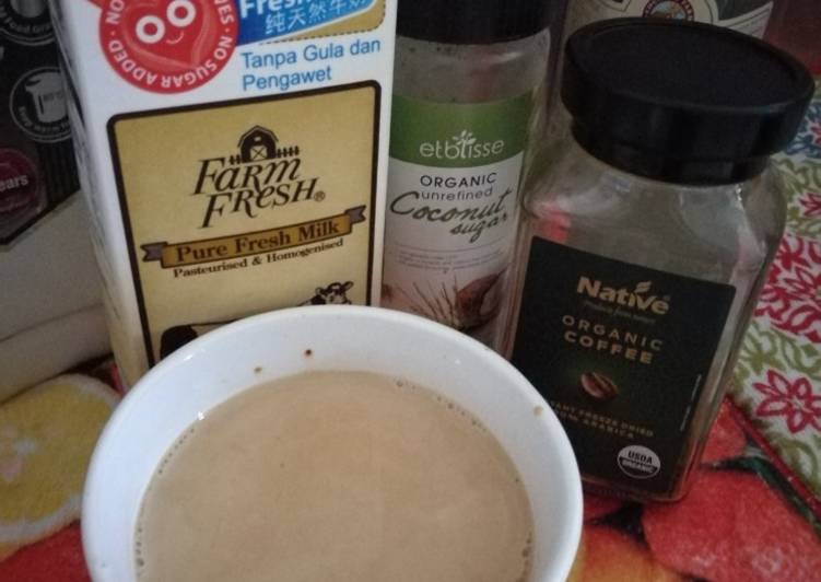 Kopi susu ala nescafe susu versi sihat