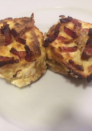 Una foto de Soufle papas con crema de queso