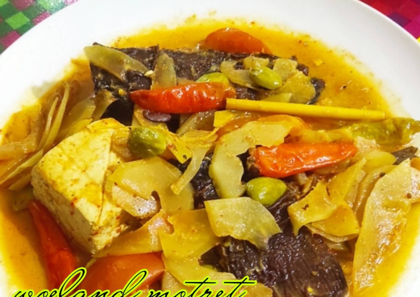 Sayur Pepaya (Masak Mangut Asam)