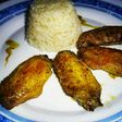 Alitas de pollo al curry