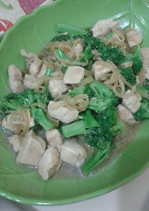 Foto resep Cah brokoli ayam