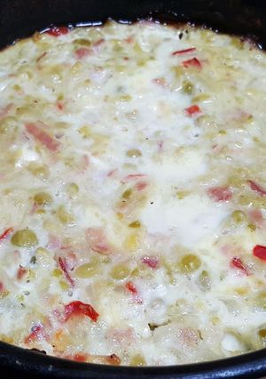 Una foto de Tortilla de arvejas al horno