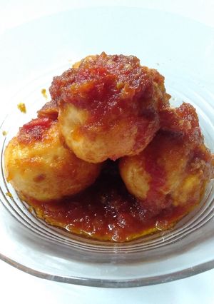 Foto resep Telur sambel pedas simpel