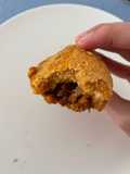 Empanadillas de arroz rellenas de seitán al estilo indio- asiático- italiano