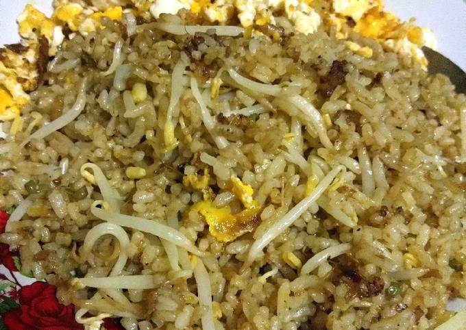 Resep Nasgor bumbu rawon BBM, Lezat Sekali