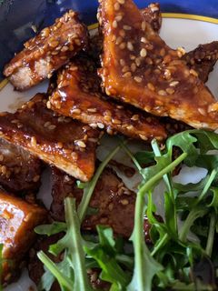 Sticky Tofu Rezepthauptbild