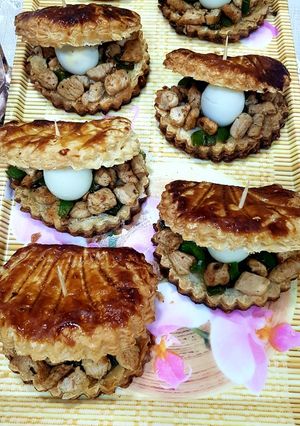 صورة لوصفة صدفة العجينة المورقة