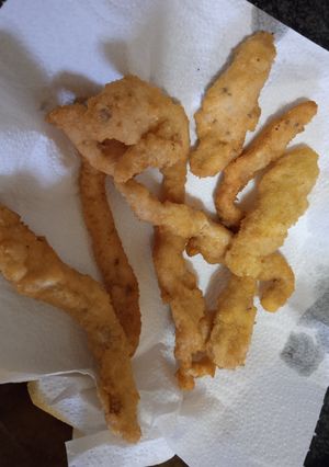 Una foto de Fingers de pollo receta americana