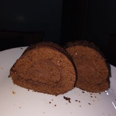 A picture of Chocolate Swiss roll.