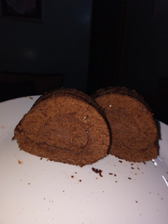 A picture of Chocolate Swiss roll.