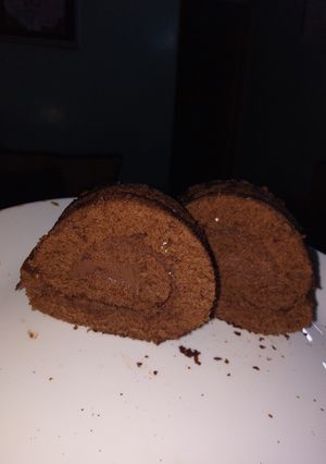 A picture of Chocolate Swiss roll.