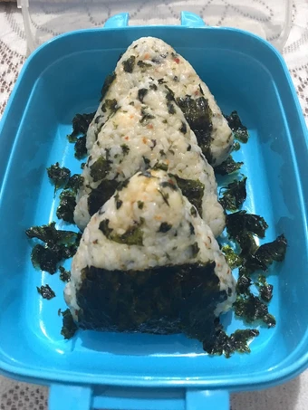 Cara Sederhana Membikin Resep  Onigiri beef mayo yang Enak, Sempurna