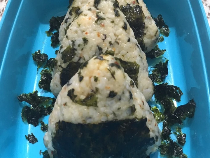 Cara Sederhana Membikin Resep  Onigiri beef mayo yang Enak, Sempurna