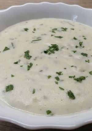Fokhagymaszósz recept fotója
