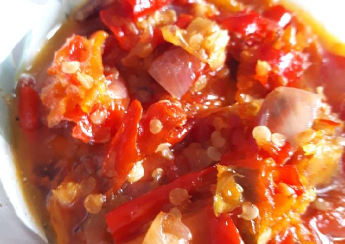 Sambel bawang ala bu rudi