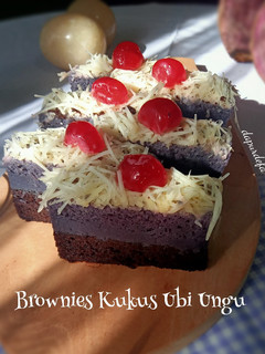 Foto resep Brownies Kukus Ubi Ungu