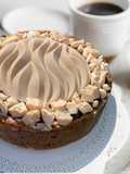 Torta Panna Cotta Vegana al Caffè, Cioccolato e Vaniglia