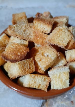 Une photo de Croûtons maison 🥖
