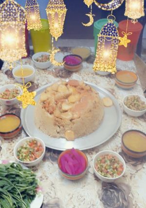 صورة لوصفة مقلوبة دجاج 💓