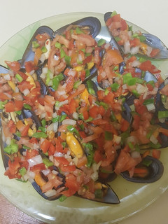 Una foto de Mejillones a la vinagreta