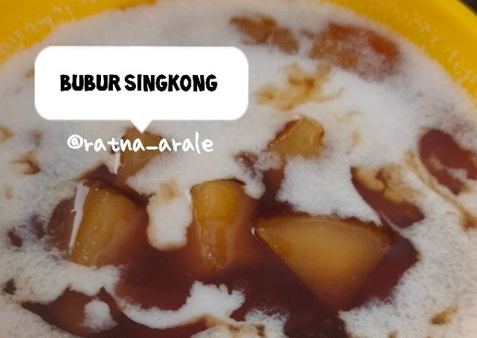 Bubur singkong manis (snack mpasi 17m)