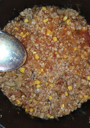 Vaslábosban készült chilis bab recept fotója
