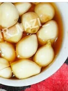 عکسی از دستور ترشی سیر