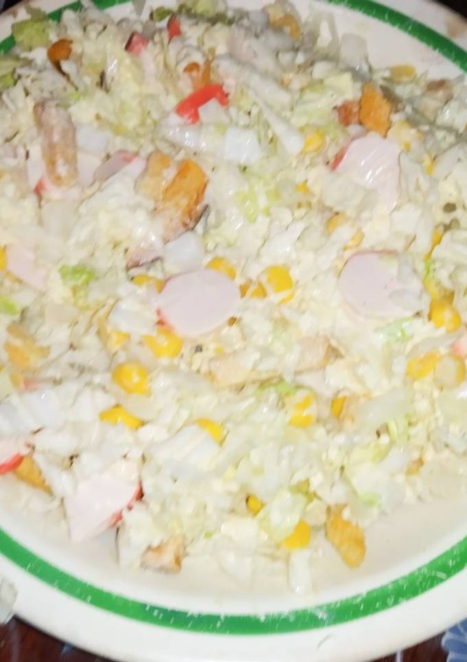 Салатик з крабовими паличками