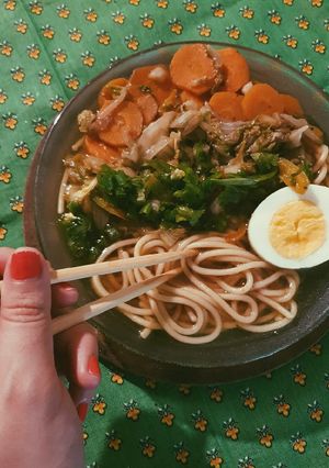 Una foto de Ramen 🥘 Japonés 🇯🇵 Casero