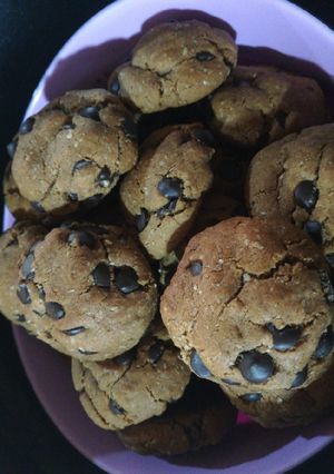 Φωτογραφία της συνταγής Cookies με σοκολάτα και φυστικοβούτυρο