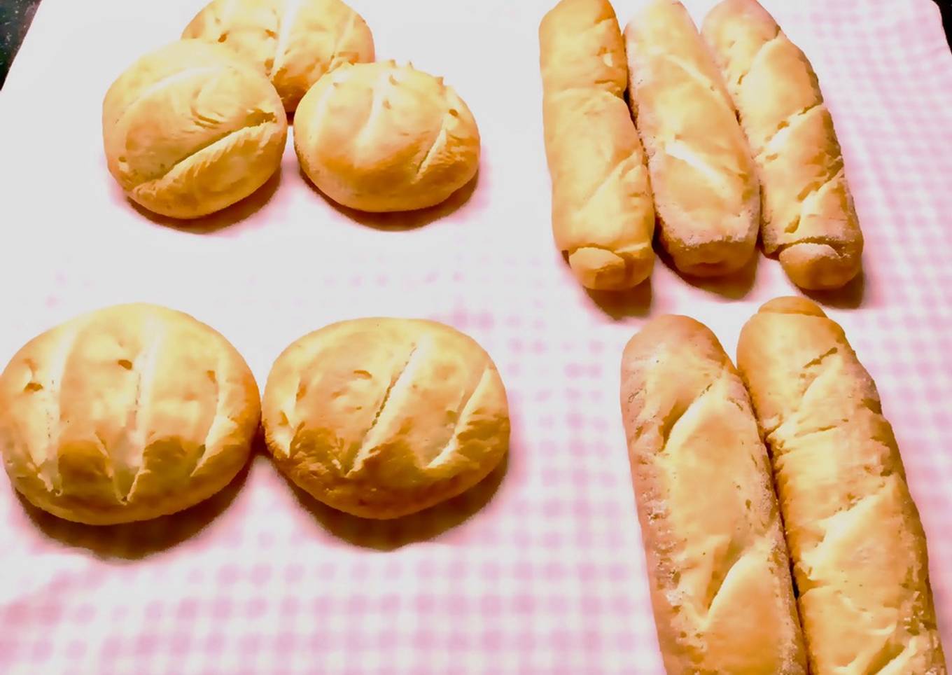 Panecillos "hervidos en agua"