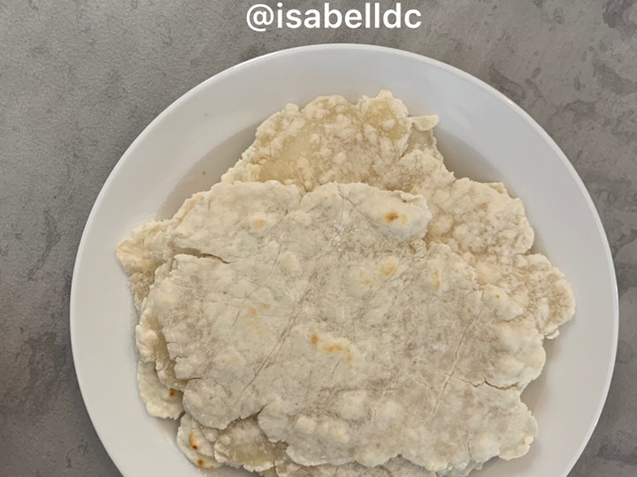 Bagaimana Menyiapkan 98. Kulit Tortila/ Kulit kebab (Gluten Free) yang Enak Banget