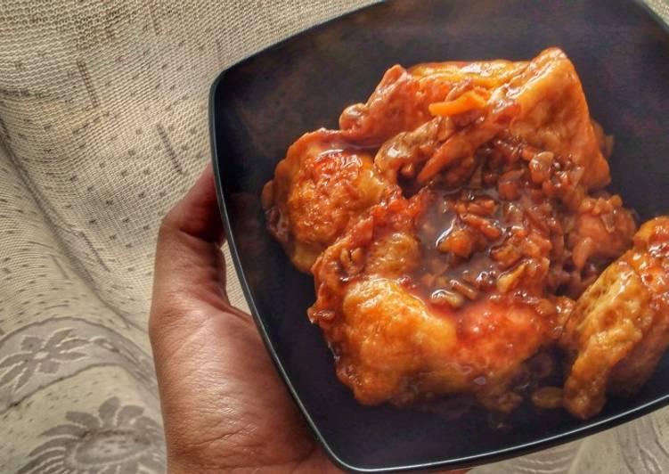 Tahu Telur Kecap Tiram