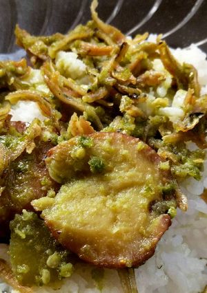 Foto resep Jengkol Teri Cabe Ijo
