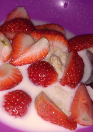 Foto resep Oatmeal strawberry