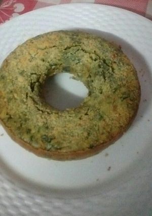 Una foto de Budín de espinaca, cebolla, morrones y queso