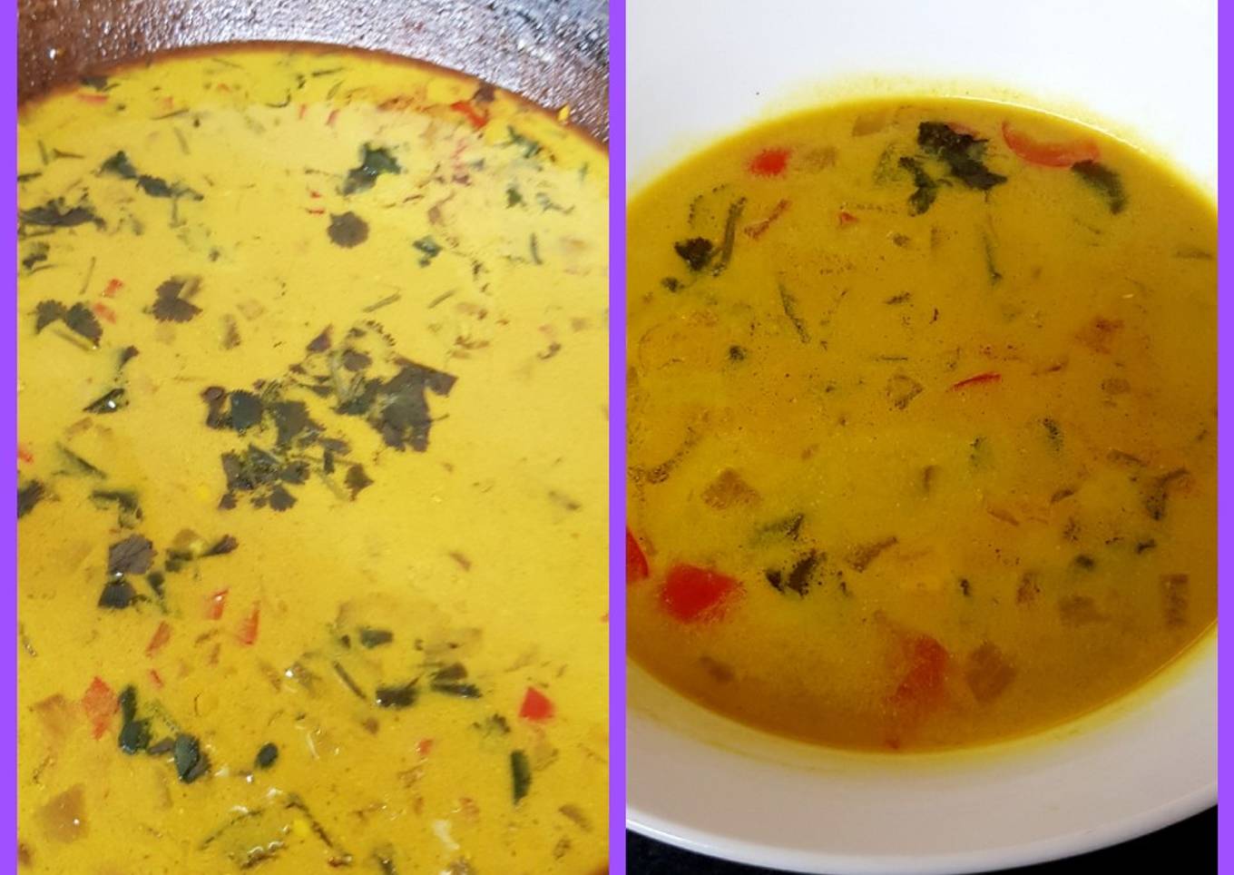 Thai Coconut & Sweetcorn Soup. 😍