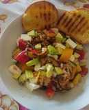 "Insalata" di verdure grigliate, avocado, tonno & feta