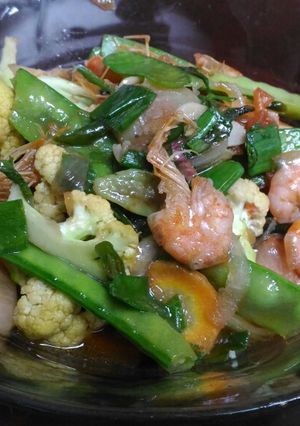 Foto resep Tumis udang saos tiram